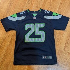 Seattle Seahawks Football Jersey - #25 - Nike (Kids M)